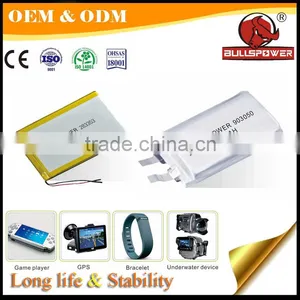 Original Li-polymer Battery for Tablet Lithium Polymer Battery 3.7v 440mah ce ul thumbnail-1