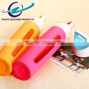 Long Hollow Out Silicone Cup Sleeve thumbnail-1