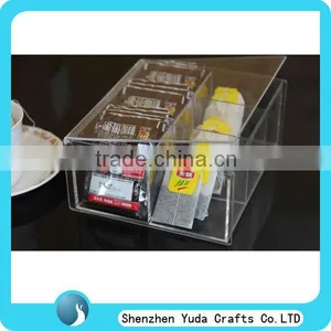Wholesale Plexi Tea Bag Storage Box,acrylic Tea Bag Box thumbnail-1