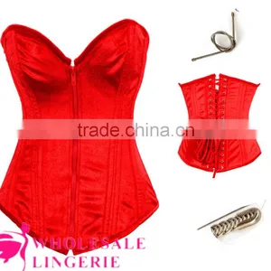 2015 Wholesale Sexy Red Mature Corset Waist Training Corset for Women thumbnail-1
