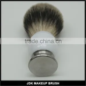 Acrylic Handle Shaving Brush Silver Badger Hair Shaving Brush Men Facial Beard Cleaning Shave Tool Shaving Razor Brush thumbnail-5