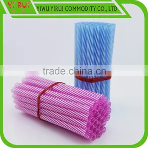 pp Short Straight Drinking Straw With Spiral Drinking Straw thumbnail-3