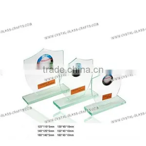 2015 Hot Sell Crystal Glass Award Trophy of High Quality for Glass Award thumbnail-1