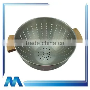 Hot Selling Stainless Steel Food Colander Rice Colander thumbnail-3