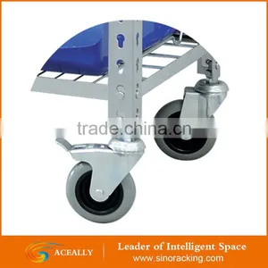 2017 Rivet Mobile Rack With Wheels Storage Bin Unit From China thumbnail-4