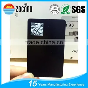 Custom Stainless Steel Matte Surface Blank Business Card thumbnail-2