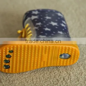 Children Matte Shoelaces PVC Rain Boots thumbnail-2