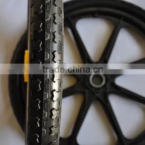 Non-Marking Flat Free Solid Polyurethane Tire 20'' thumbnail-1