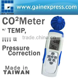Portable Digital Carbon Dioxide (CO2) Meter With Temp. RH & Pressure Correction Made in Taiwan thumbnail-1