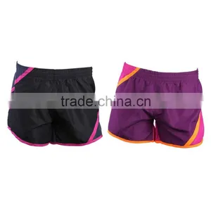 Polyester Loose High Waist Sweat Absorbing and Quick-drying Sport Shorts for Female Running Biking Sports Yoge thumbnail-6