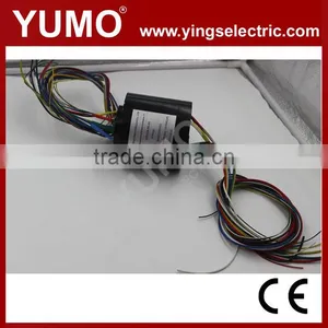 YUMO SRH038-8X-6S 20A/ring 12 Rings Electrical Carbon Brushes Holder Slip Ring thumbnail-1