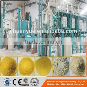 European Standard 100tpd Maize Mill for Maize Grits and Flour thumbnail-1