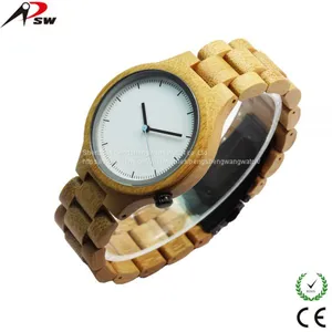 Bamboo Wood Watch Japan Movement Oem Man Wooden Watch Promotional Fashion Wood Watch thumbnail-2