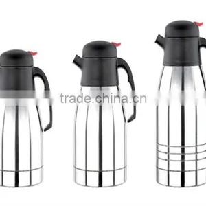 1000ml 1200ml 1500ml 18/8 Food Grade Stainless Steel Air Coffee Pot thumbnail-1