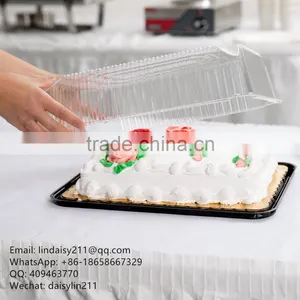 Rectangular Disposable Cheesecake Plastic Containers thumbnail-1