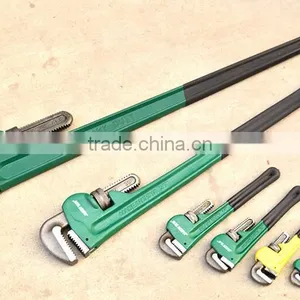 Wells Factory CE 18" High Carbon Steel Forged Pipe Wrench for Rigging thumbnail-3
