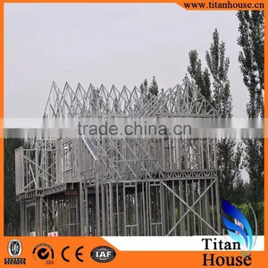 Modern Design Galvanized Steel Frame Luxury Prefab Kit Homes thumbnail-1