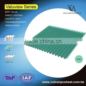 Plastic Polycarbonate Solid / Corrugated Sheets (Valuview Green Series) thumbnail-4