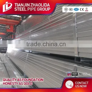 ASTM A53 GR A B ERW Hollow Section Steel Pipe Made in Tianjin China thumbnail-1