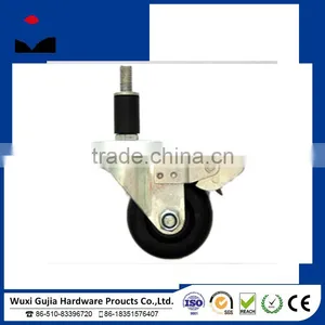 Good Quality Grey Synthetic Rubber Caster Wheel thumbnail-3