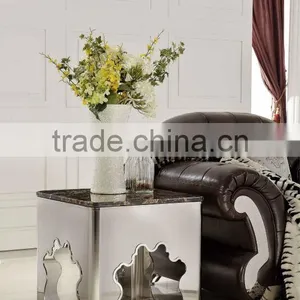 D373 China Supplier Marble End Table Square Marble End Table thumbnail-1