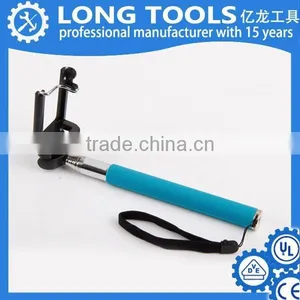 Cheap Cable Take Pole Wireless Mobile Selfie Stick for Cellphone thumbnail-3