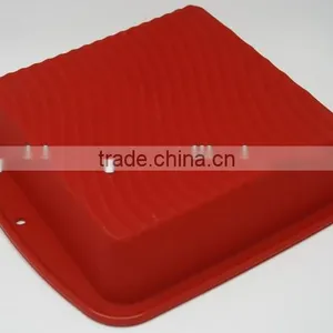 Heat-resistant Microwave Silicone Cake Pan/square Shape Cake Mould thumbnail-3