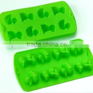 Cute Funny Animal Ice Cube Silicone Mould Tray Jelly Chocolate Cake Party Kids thumbnail-1