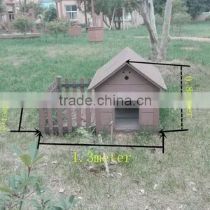 China Outdoor Rotproof Cheap Wpc Dog House for Large Dogs thumbnail-2