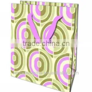Fashion Copper Plate Paper Shopping Bags thumbnail-1