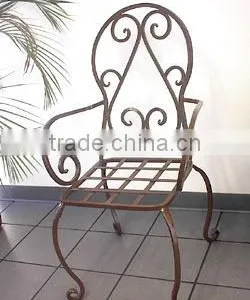 Wrought Iron Chair thumbnail-1