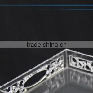 Non-slip Plexiglass Plastic Acrylic Serving Tray thumbnail-4