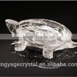 Best-selling White Glass Turtle Figurine Gift Special Islamic Glass Gift/good Indian Wedding Gift thumbnail-1