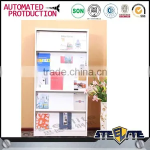 Modern Verticcal Used Library Metal Living Room Steel Rack Cabinet thumbnail-2