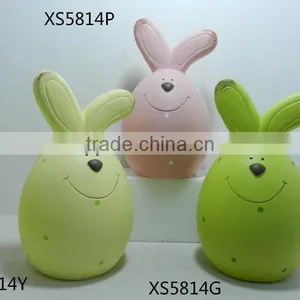 Ceramic Easter Rabbit Figurines thumbnail-1