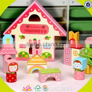 Wholesale Top Quality Wooden Building Blocks Toy Creative Cube Wooden Building Blocks Toy W13A013 thumbnail-4