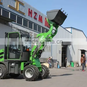 Hot Sale HUIZHONG JN908 Mini Wheel Loader Zl08 Radlader With Tubeless Tire thumbnail-1