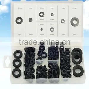 140 Pcs Rubber Grommet Assortment / Household Washer Kit thumbnail-1