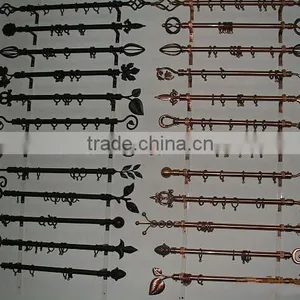 More Experience Produce All Kinds of Curtain Rod With Fashionable Finals,rings Brackets thumbnail-4