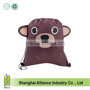 Cartoon Animal Shape Wholesale Customized Drawstring Bag,Cheap Drawstring Backpack thumbnail-1