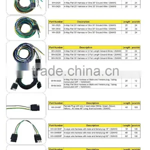 S10387 4way Female End Pigtail Wire Harness thumbnail-5