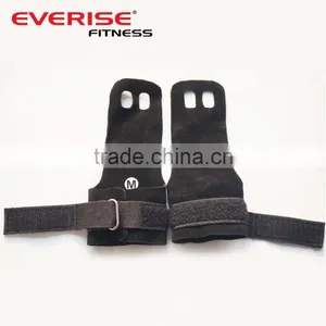 Leather Hand Pull Up Grips Workout Hand Gloves for Gym thumbnail-1