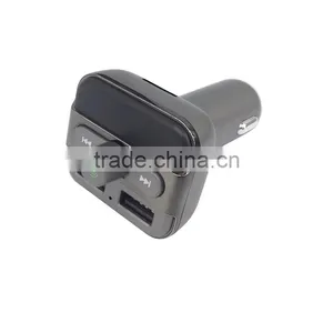 Wireless Bluetooth Handsfree Car Kit With FM Transmitter 3.4A Car Charger thumbnail-6