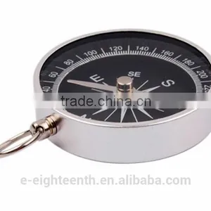 2016 New Arrival Portable Pocket Compass for Outdoor Sports Camping Hiking Silver thumbnail-2