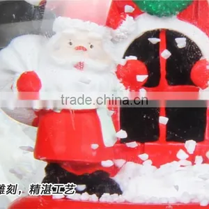 Hot Selling Polyresin Christmas Snow Globe Christmas Santa Snow Globe thumbnail-4