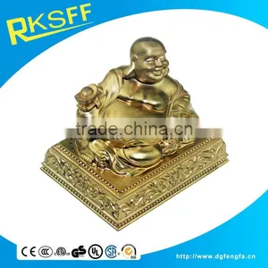 High-end Zinc Alloy Handmade Gold Buddha With Top Quality thumbnail-3