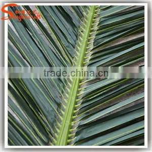Wholesale Artificial Leaves Green Palm Tree Names of Tree Leaves Plastic Decorative Dried Palm Leaves thumbnail-3