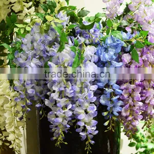 Decorative Artificial Flower Home Handicraft Silk Wistaria Wedding Decoration Centerpieces thumbnail-5