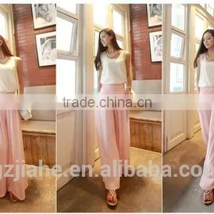 2015 New Fashion Summer Women's Clothes Chiffon Sleeveless Solid Neon Candy Color Causal Chiffon Blouse Women Shirt thumbnail-3