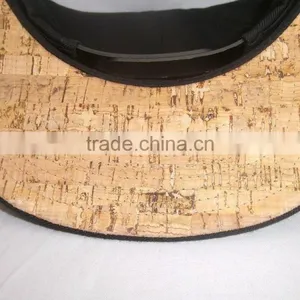 Custom 6 Panel Snapback Cap Hats With Cork Brim thumbnail-2